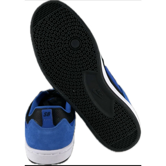 MENS SIZE 9 Nike SB Alleyoop Skate Shoe Blue/ Black Solarsoft CJ0882-004 NEW main image 4